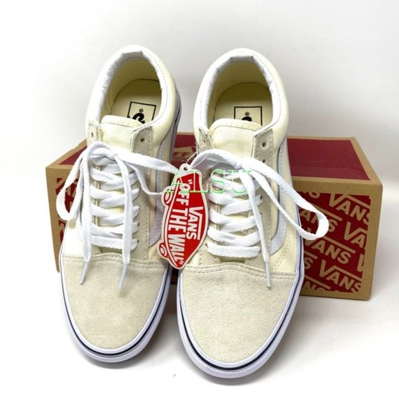 💖MEGA SALE💖VANS Old Skool Classic Suede Canvas White Women’s s VN0A4U3BFRL - Picture 8 of 11